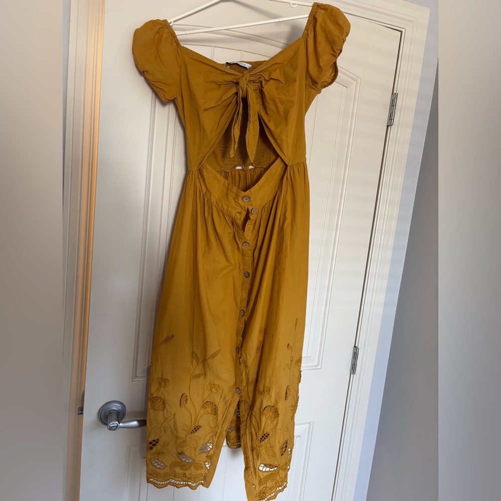 Zara Mustard Yellow Dress